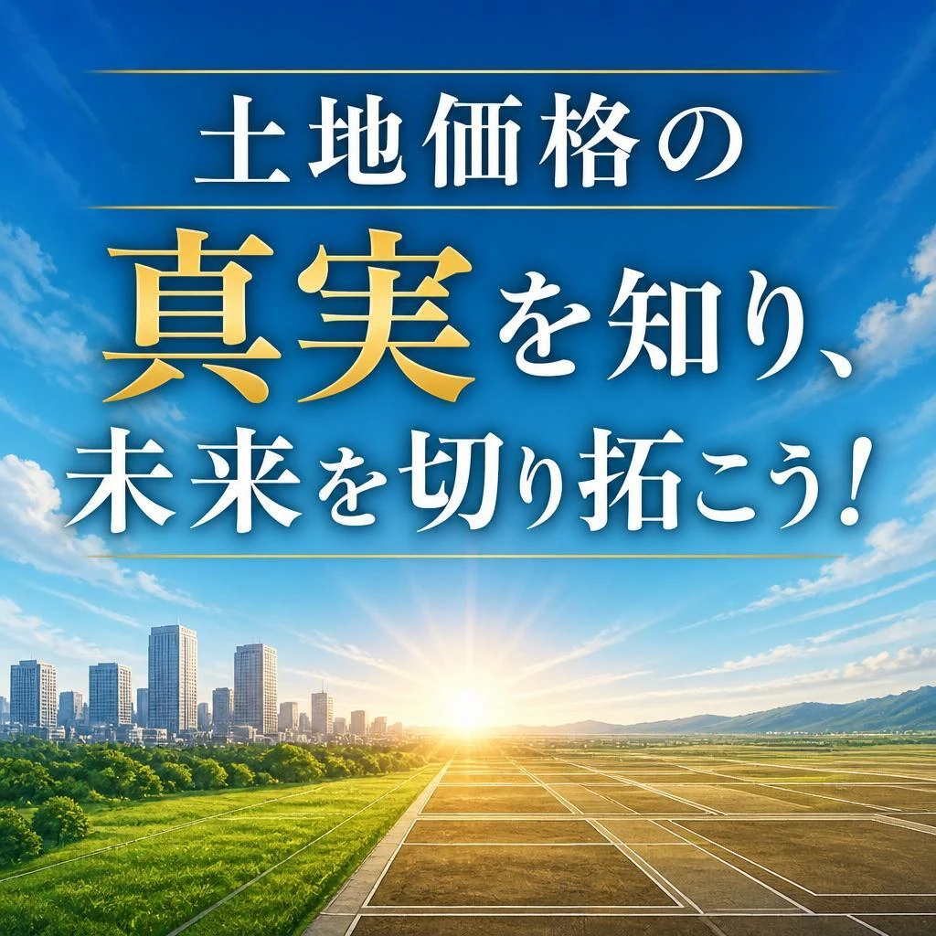 土地価格の真実を知り、未来を切り拓こう！