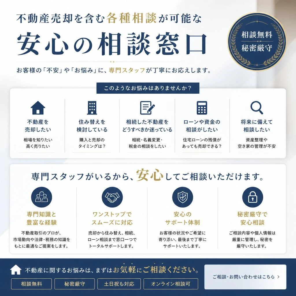 7. お気軽にご相談ください！
