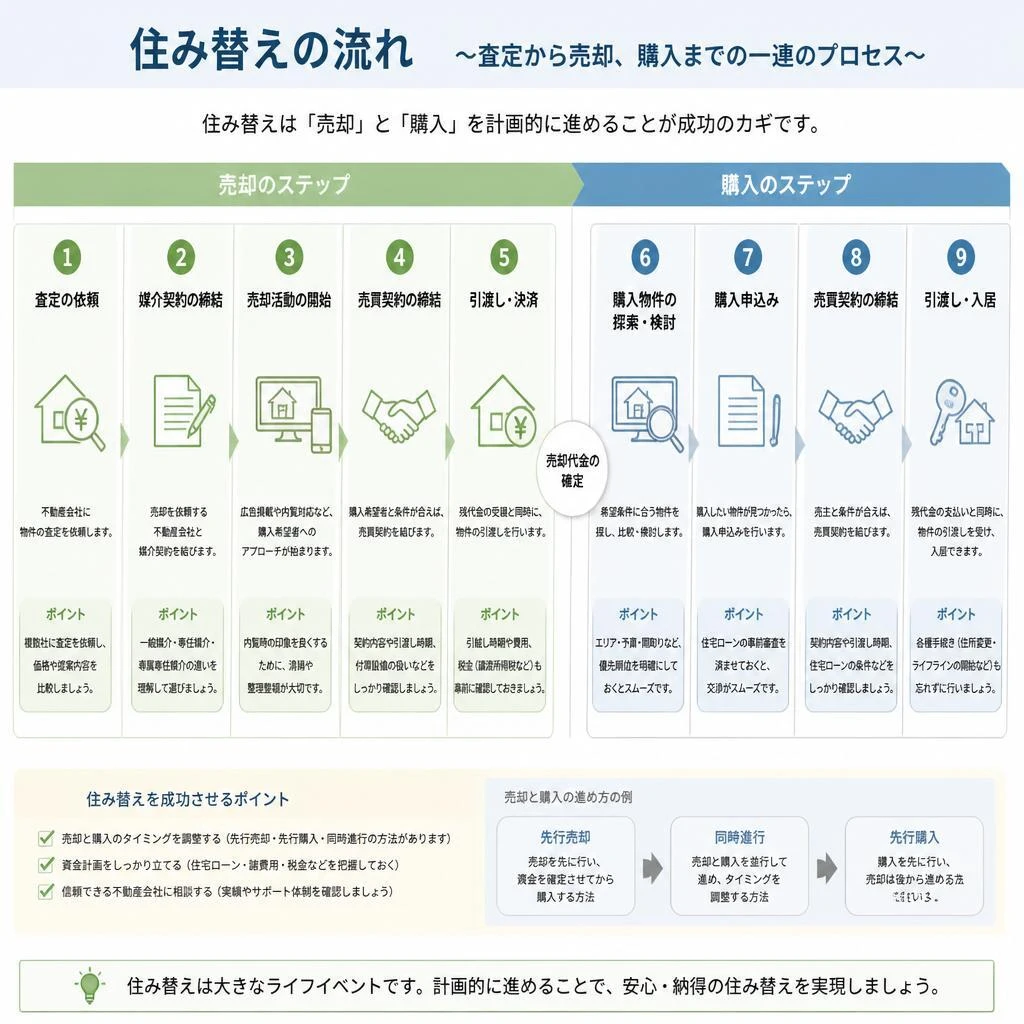 スムーズな住み替えの流れ